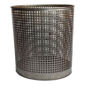 Industrial style metal wastebasket, 50s