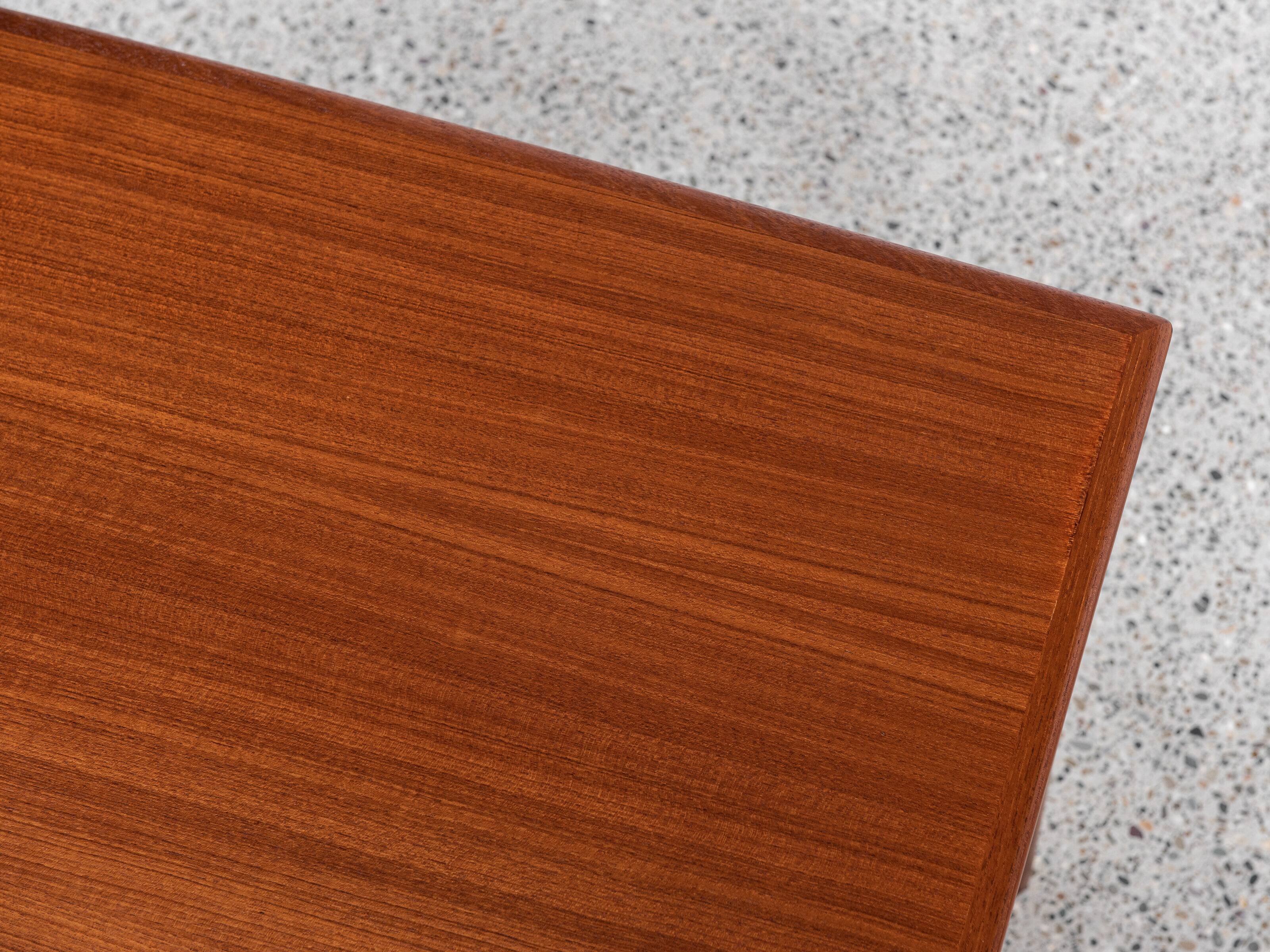 Midcentury Danish dining table in teak by Grete Jalk for Glostrup 1960s