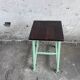 Bancs et tabourets industriels vintage, lot de 9, années 1950–1960