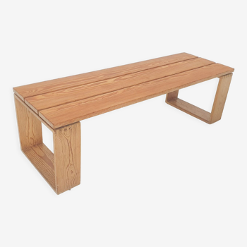 Ate van Apeldoon Pinewood bench, The Netherlands 1970's