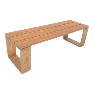 Ate van Apeldoon Pinewood bench, The Netherlands 1970's