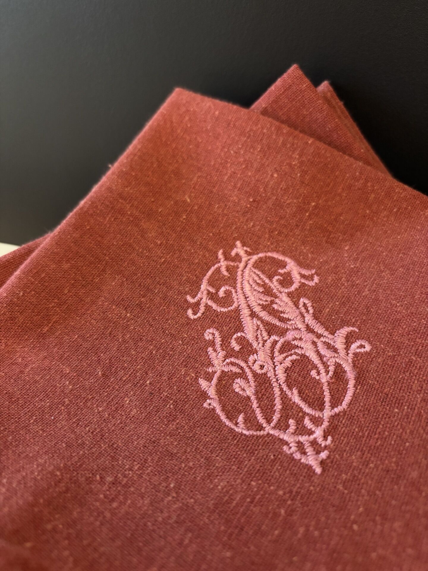 Old linen napkins