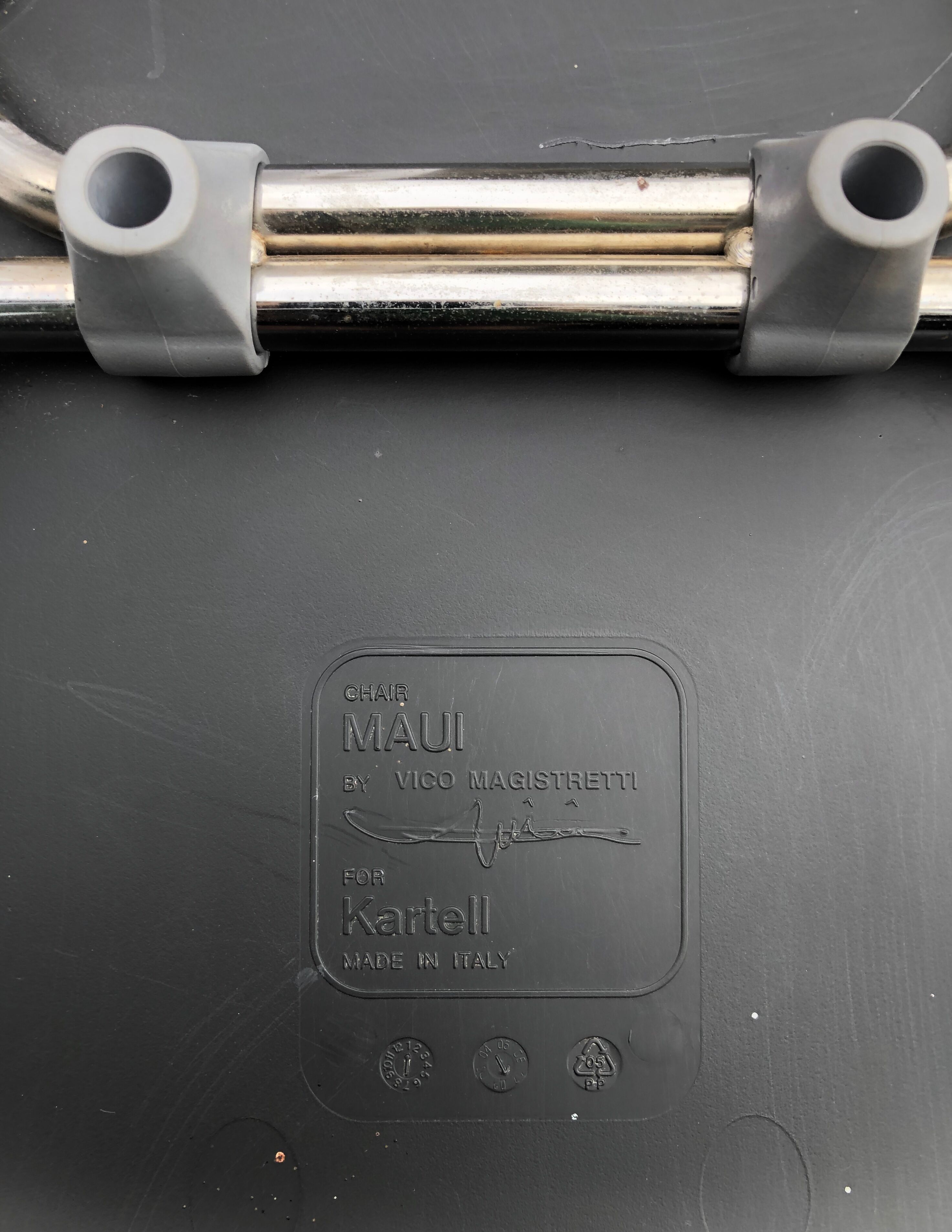 Model "Maui" chair design Vico Magistretti for Kartell