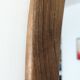 Miroir en noyer massif de style mid-century modern / scandinave