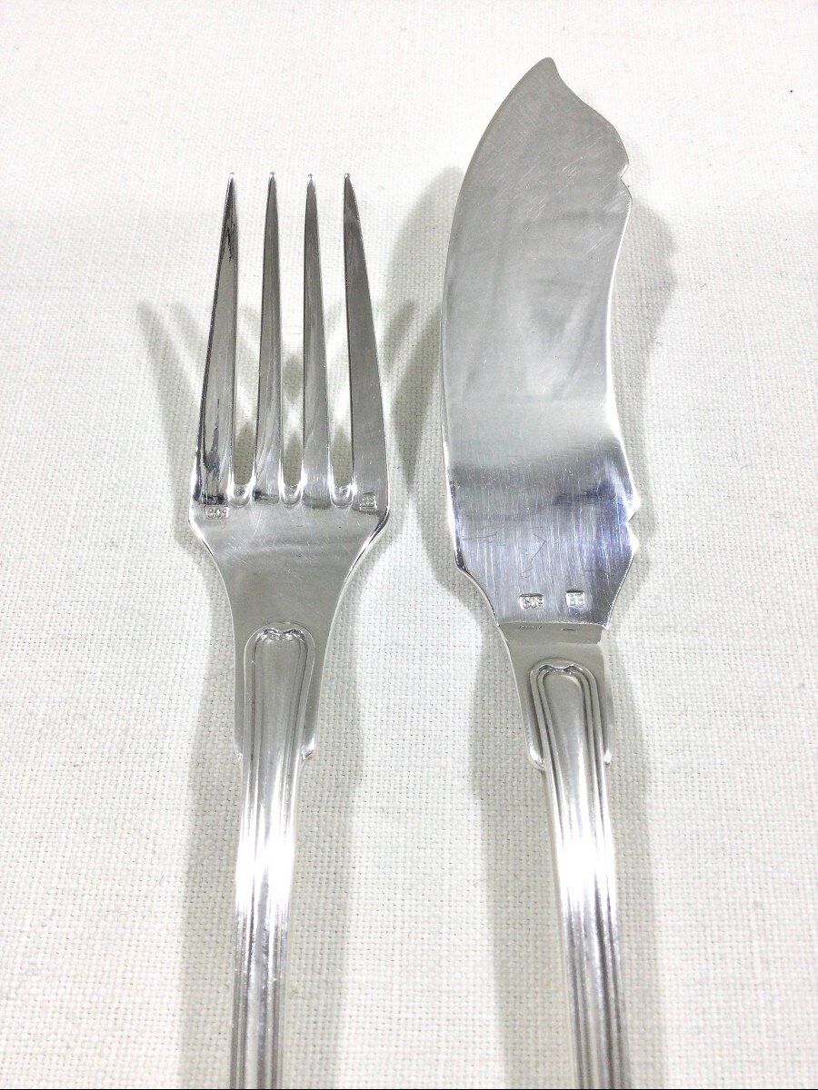 Cailar Bayard 12 Cutlery to Fish Shell