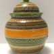 Glazed Ceramic Vase by Aldo Londi for Bitossi and for Cer Paoli, Sahara ser