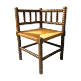 Mulched fire corner chair