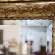 Louis XVI Style Carved And Gilded Wood Wall Mirror, Italy Early 20th Century