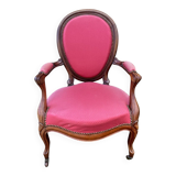 Louis Philippe medallion armchair, vintage, late 19th century, early 20th century.