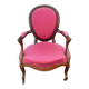 Louis Philippe medallion armchair, vintage, late 19th century, early 20th century.