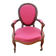 Louis Philippe medallion armchair, vintage, late 19th century, early 20th century.