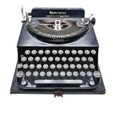 Remington typewriter envoy 1939