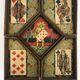 Old game of nain jaune with its bone tokens.