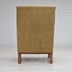 1960s, Danish design, highback armchair, furniture fabric, oak wood.