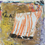 Welcome, 1989. Acrylic and collage by Florence ROQUEPLO (1955)