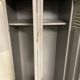 Industrial metal locker room