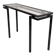 Magnificent console design by Pierre Vandel Paris 1970s black lacquered.