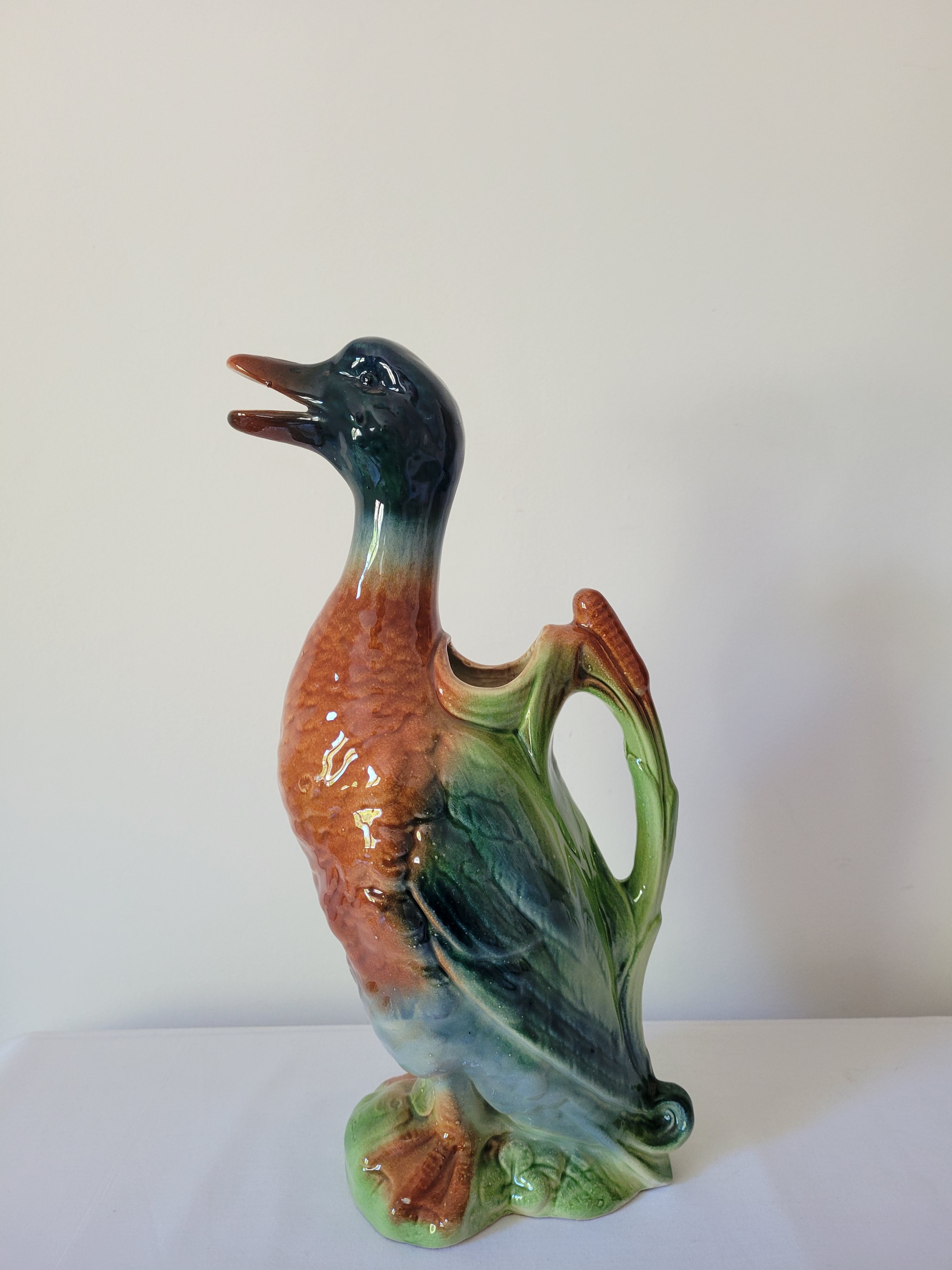 Zoomorphic pitcher duck Saint Clément
