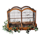 Cage à oiseaux en bois, XIXème s.