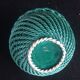 Green ceramic box 1950s