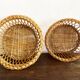 Duo of wicker baskets