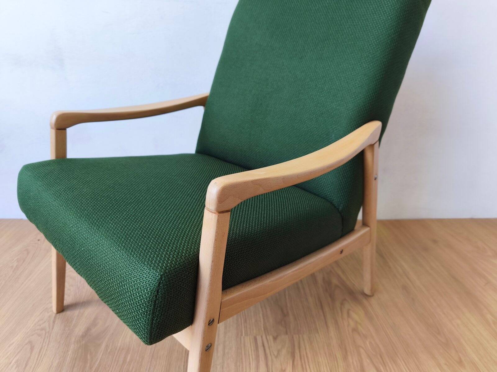 Vintage Lounge Chair by J. Jiroutek, Czechoslovakia, 1960s
