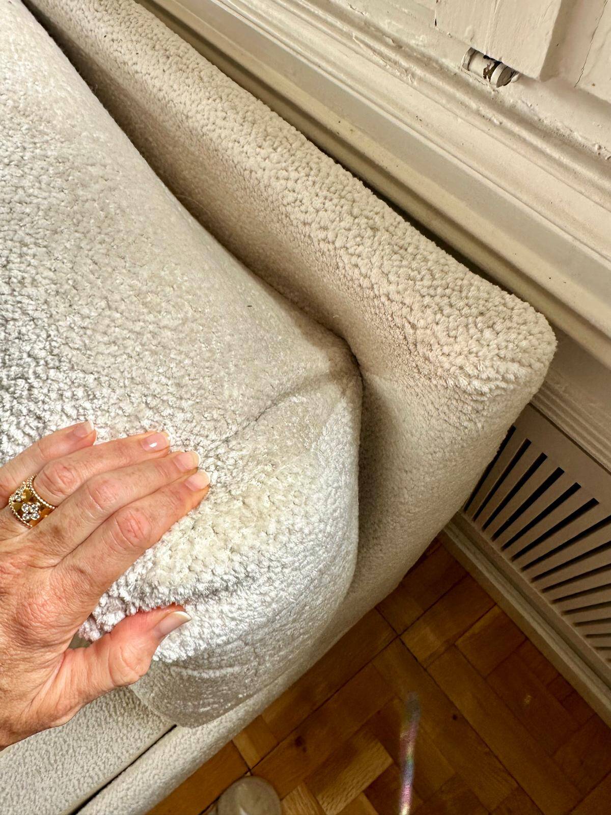 Sofa set + 2 Jacques Charpentier armchairs