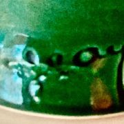 Vase en céramique émaillé , art deco