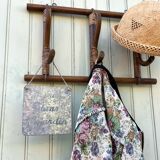 Vintage bamboo coat rack