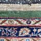 Large emerald Tabriz Persian rug 520x350 cm
