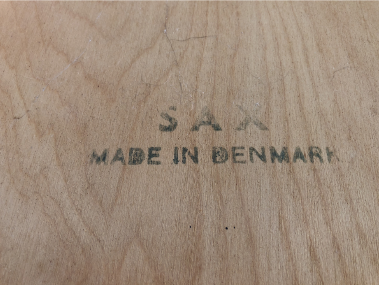 Pair of Scandinavian rosewood armchairs by SAX circa 60