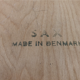 Pair of Scandinavian rosewood armchairs by SAX circa 60