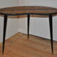 Table tripode forme haricot vintage