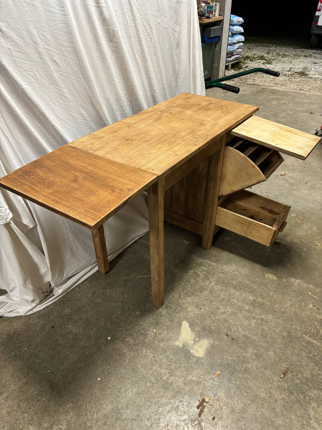 Wooden desk