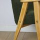 Chierowski 366 armchair, 1970s, olive green vintage boucle - light wood