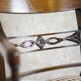 Vintage Oak Armchairs, 1940s, Set of 4