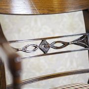 Vintage Oak Armchairs, 1940s, Set of 4