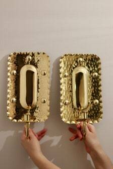 Mid-Century Brass Wall Sconces by A. Eriksson Linberg, Sweden