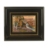 Framed metal paint by P. Bonnet