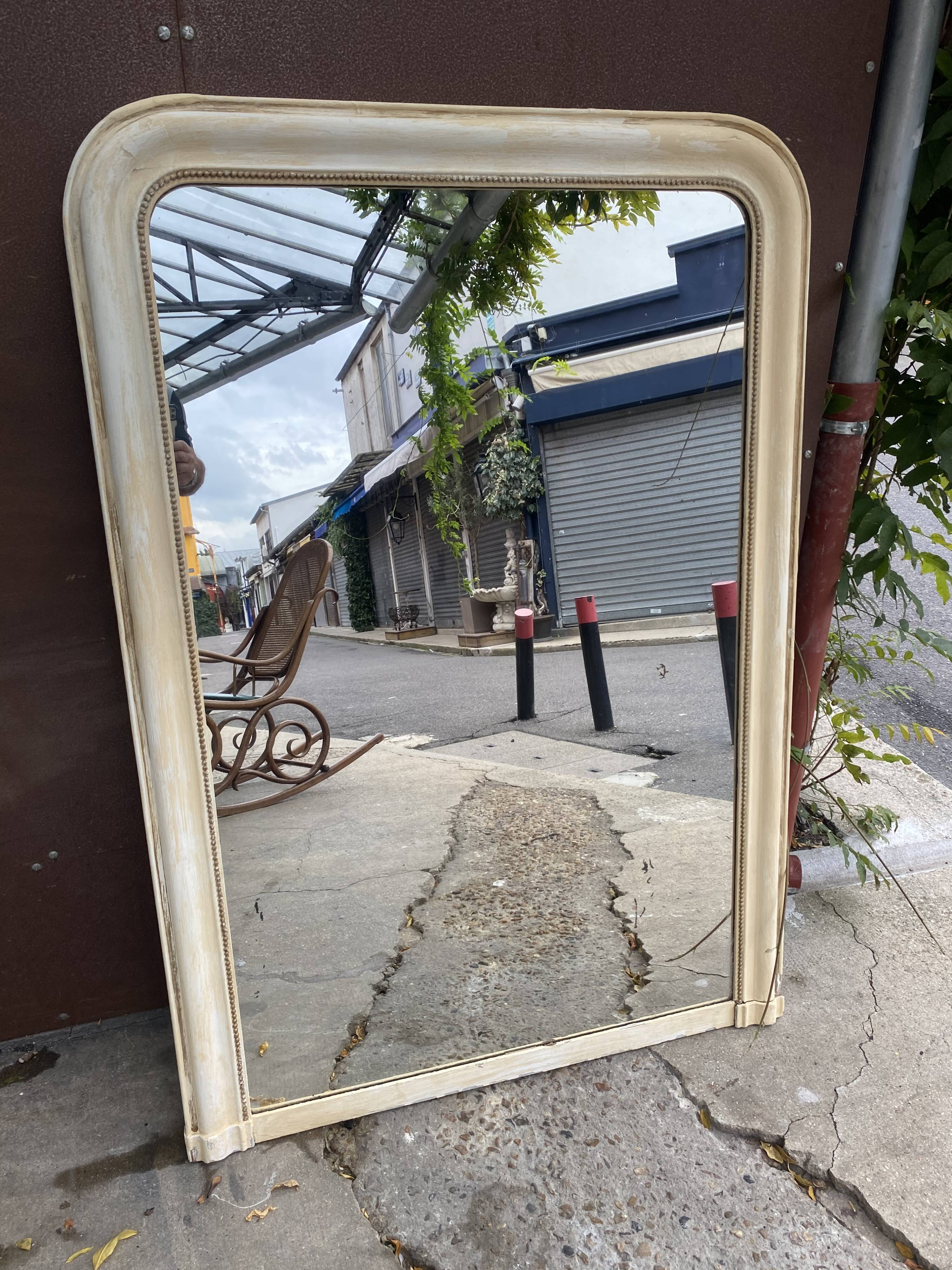 Louis Philipe mirror, original patina