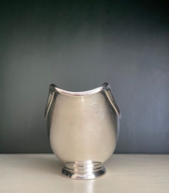 Silver metal sausage maker Detjen, 30s