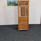 Vintage wooden carved room devider