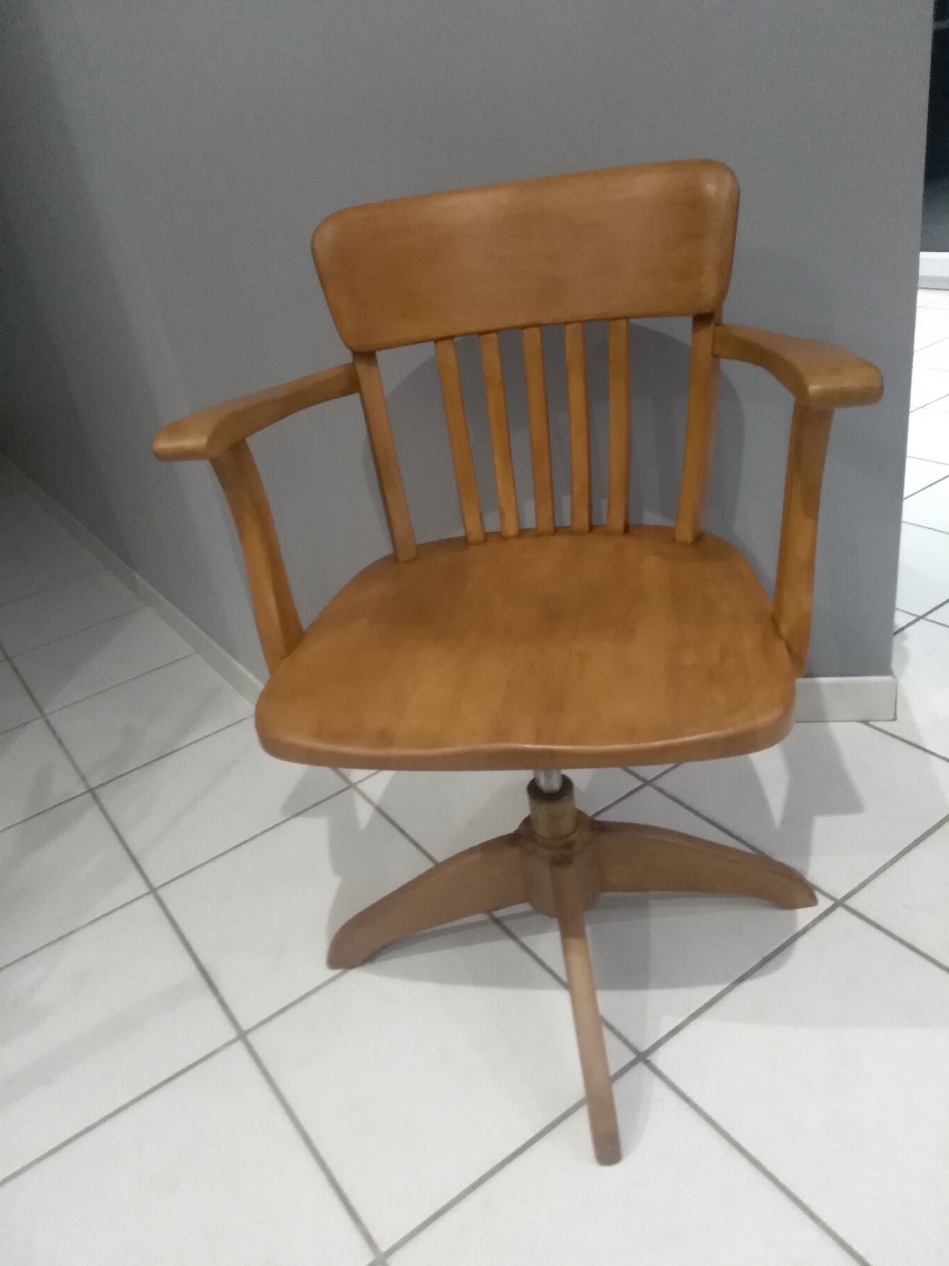 Fauteuil de bureau américain Stoll, 1920