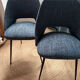 Paire de chaise gondole vintage 