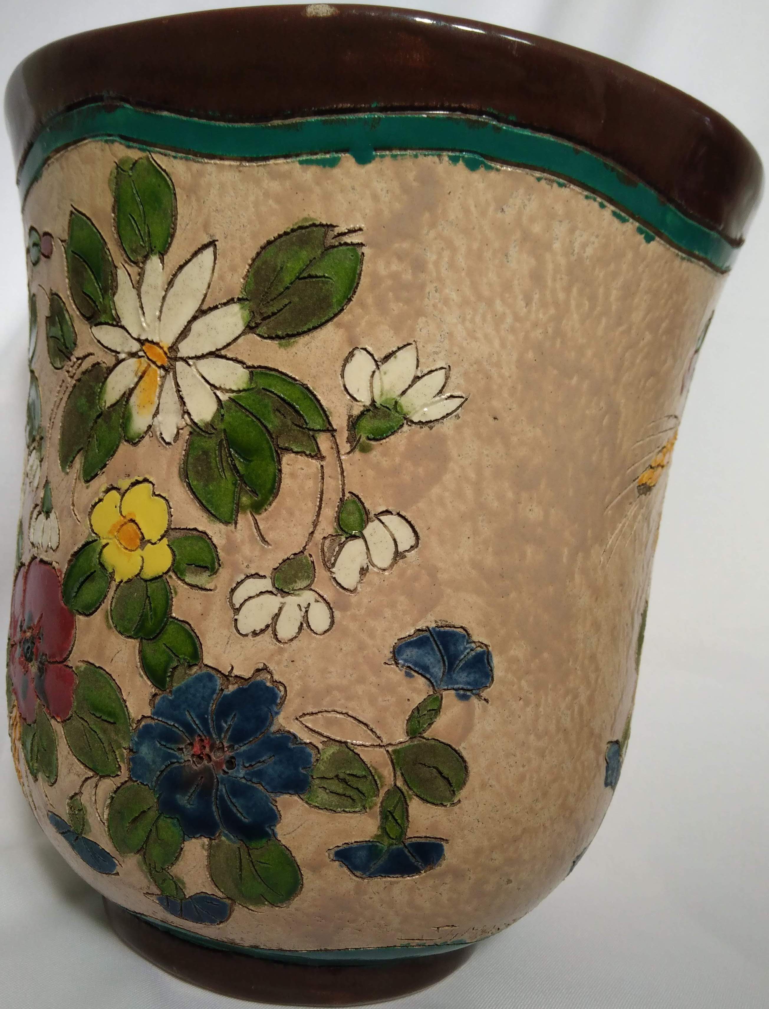 floral decoration potcover by Jérome Massier