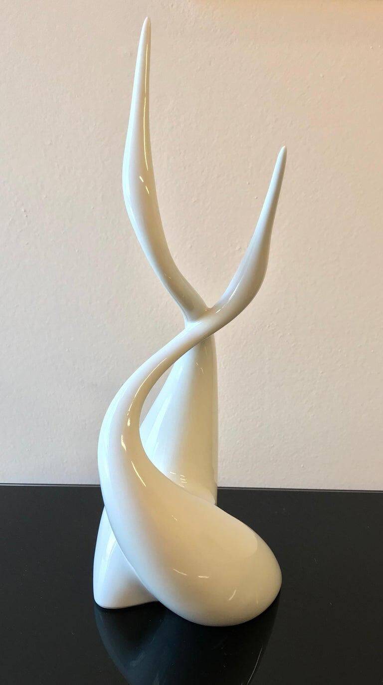 Royal Dux Herons Sculpture by Jaroslaw Jezek, Mid-Century 1958