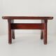 Vintage wooden plant stand stool