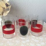 Set of 6 Murano water glasses