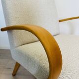 Fully Restored Mid-Century Armchair by Jaroslav Smidek for Ton, Czechoslova