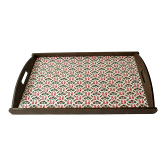 Handmade serving tray, vintage from the 1950s